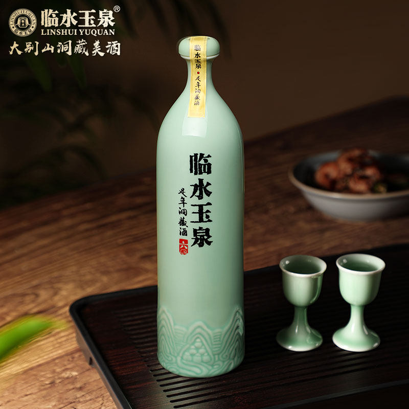 官方旗舰店临水玉泉足年洞藏六礼盒装浓酱香型40.8度白酒