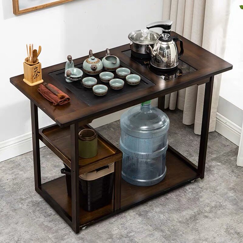 移动茶桌茶台简约家用茶几客厅泡茶功夫茶茶具茶几