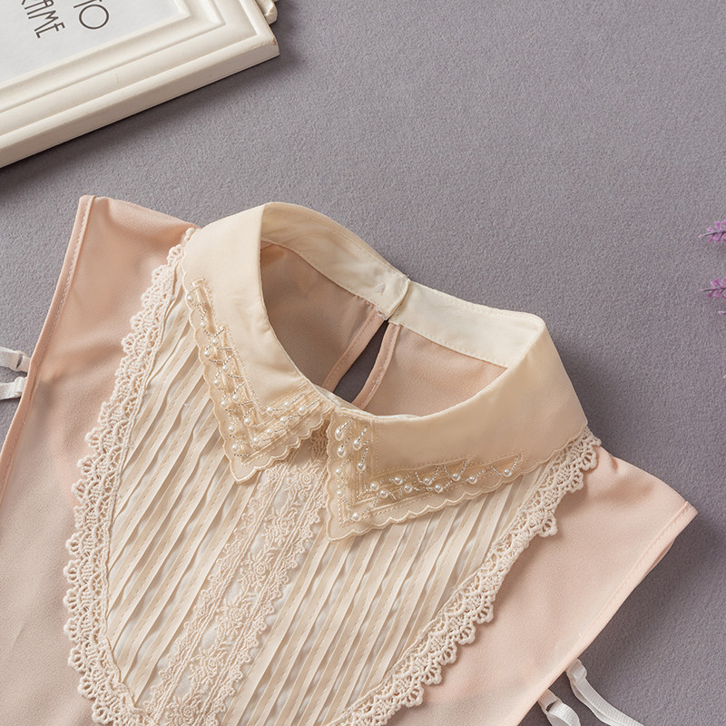 甜美复古公主衣领秋冬百搭毛衣卫衣大衣领子假领