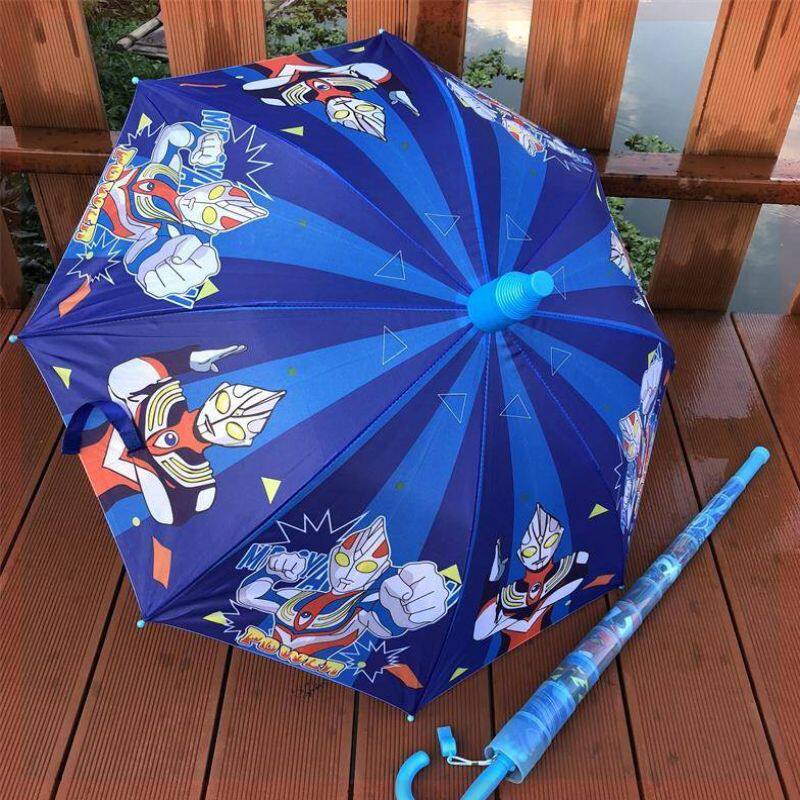 雨伞可折叠长柄女孩双层小雨伞女童小孩大号卡雨伞