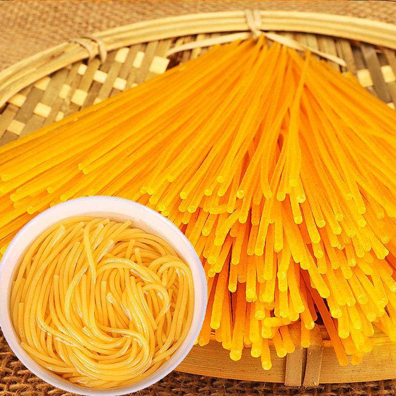 面条正宗玉米玉米面东北特产黄面大碴条纯干挂面发饰