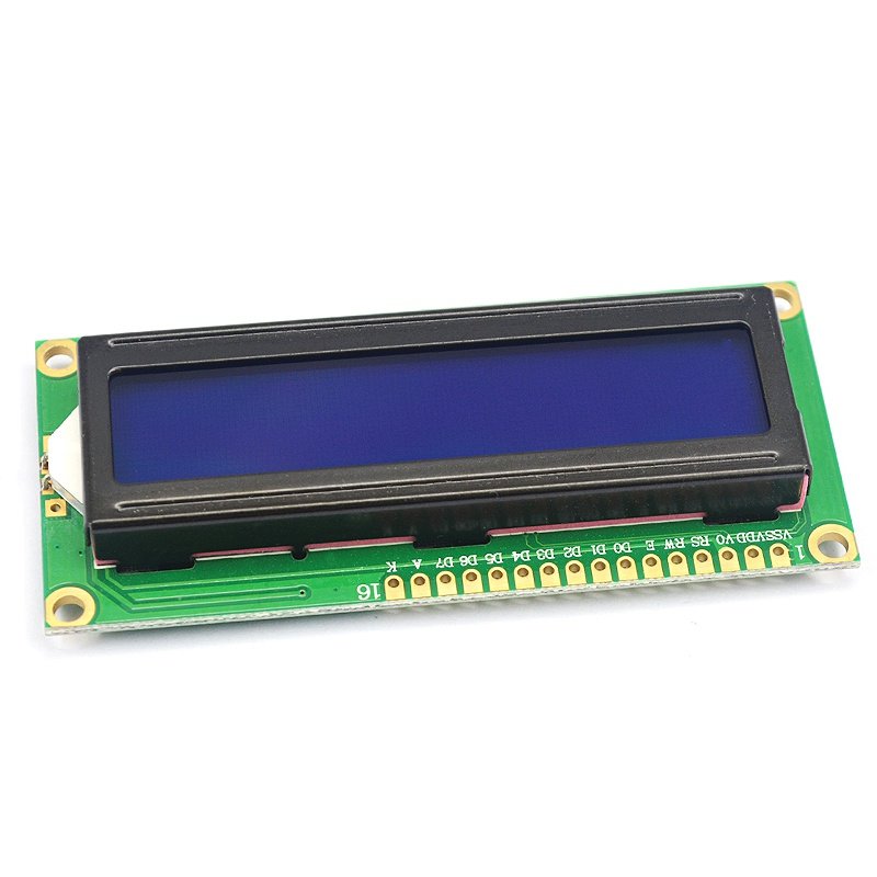 优质白字体器件显示器显示字体背光lcd1602兰屏蓝底显示器件