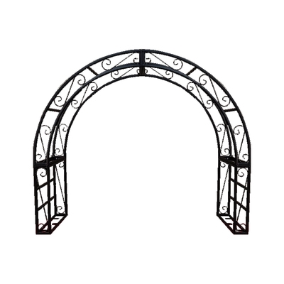 门门拱形庭院花架定做铁艺园艺拱门花园墩子拱门