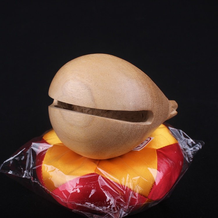 木鱼佛教乐器用品佛堂寺院打击木木台湾法器木雕