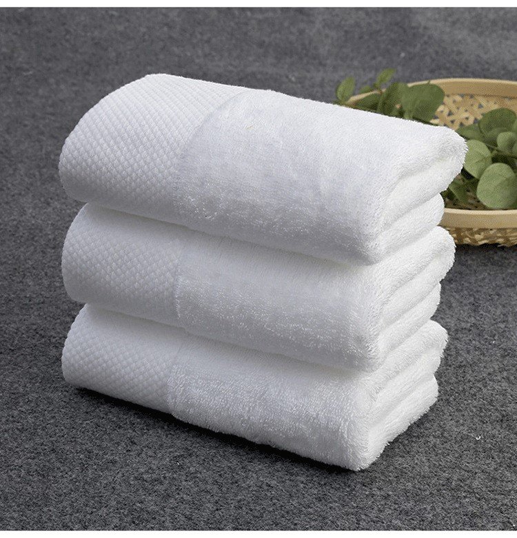 纯棉白色小方方巾餐厅酒店厨房厨师防烫抹布毛巾