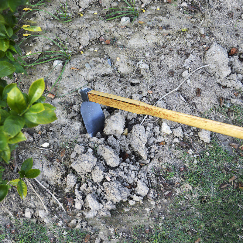 锄头精选长柄种菜农具园艺翻地工具锻打木柄锄头