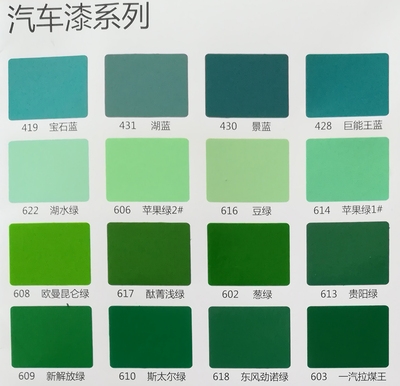 昆仑绿卡车漆自卸车绿玉绿防锈防腐漆葱绿环保绿金属漆