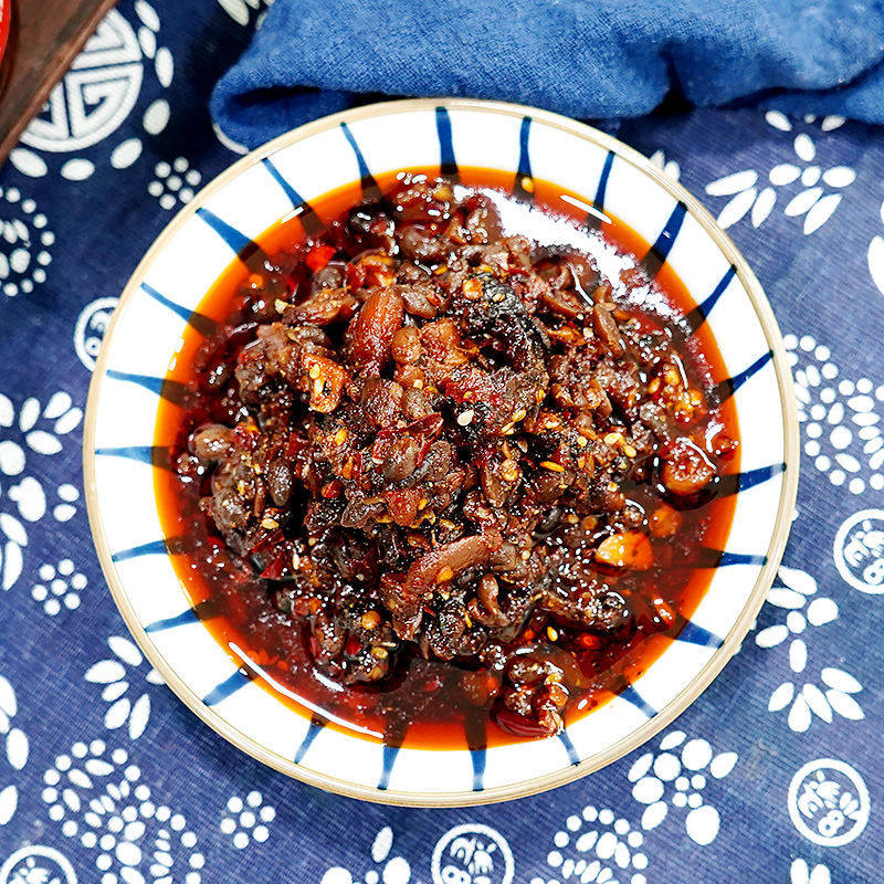 鳝鱼秘制酱纯手工特产干煸220g4瓶鳝家无添加酱类调料