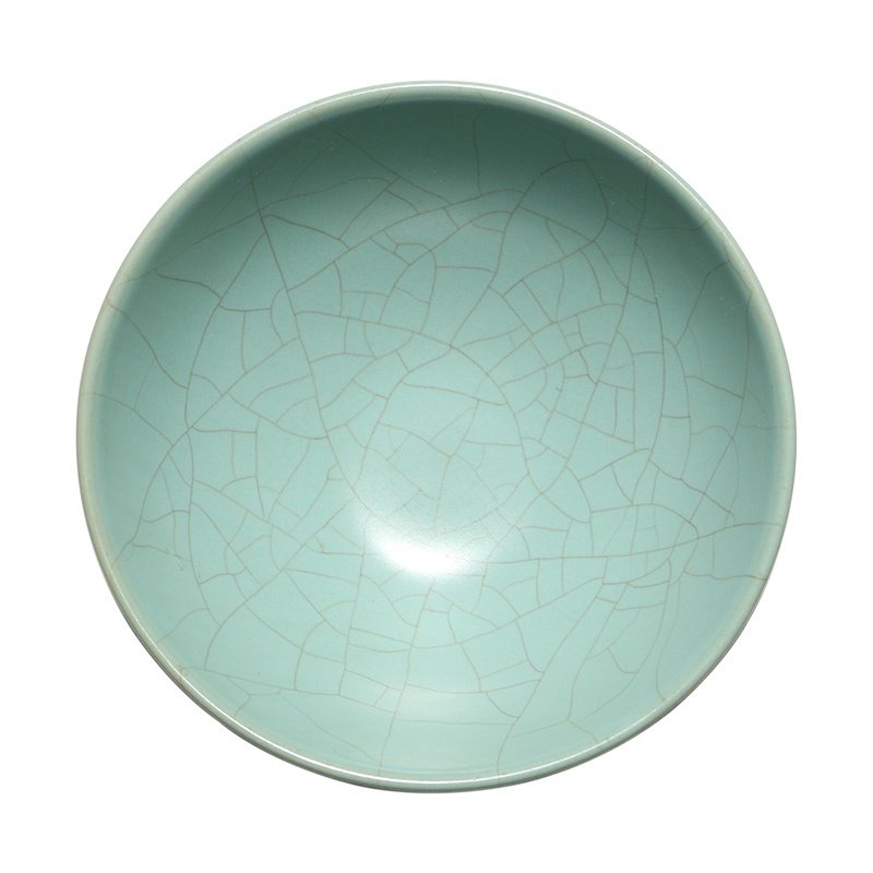 北宋茶具陶瓷品茗开片金丝蝉翼汝窑杯汝主人茶杯