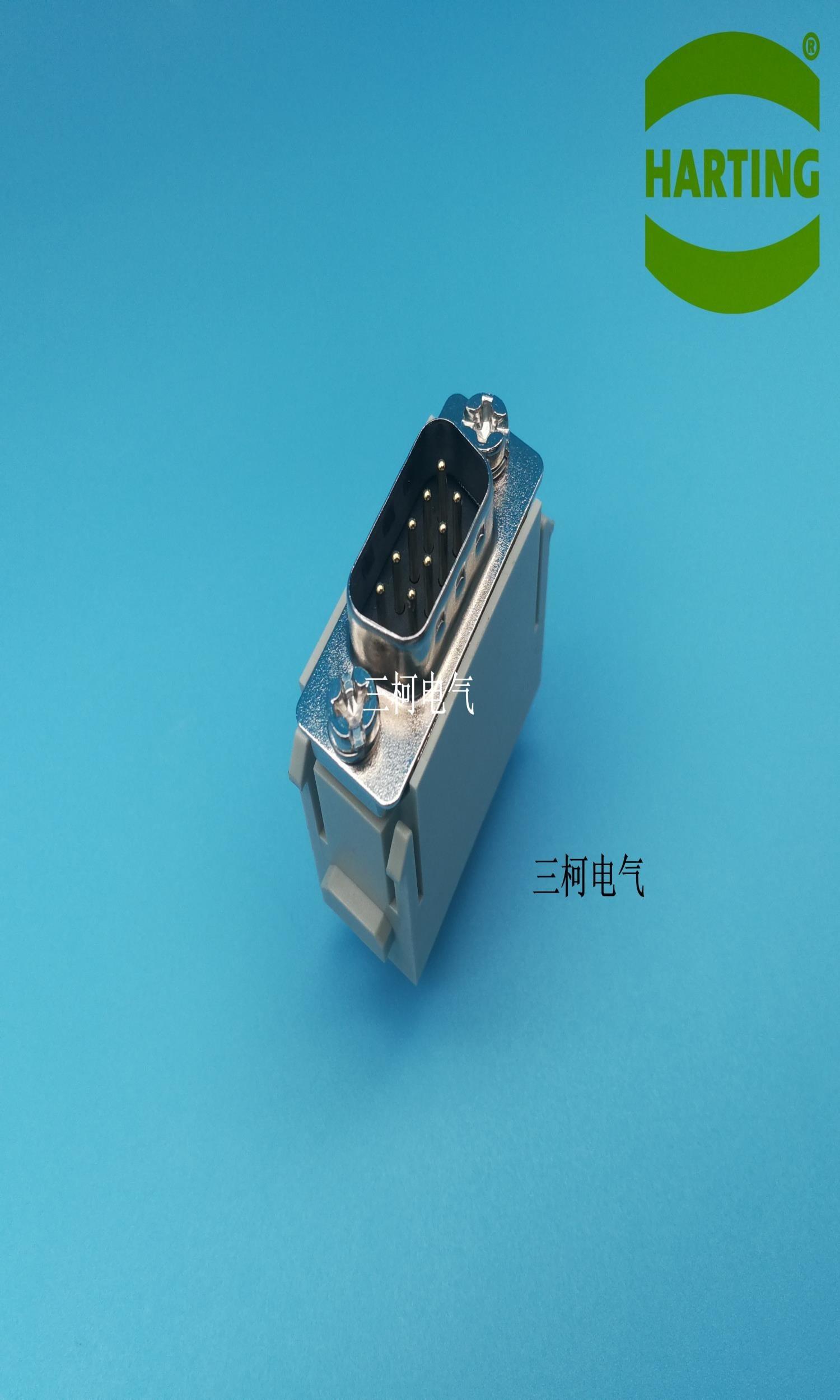 harting9重载连接器哈丁航空插头n09140093001db9模块dsub连接器