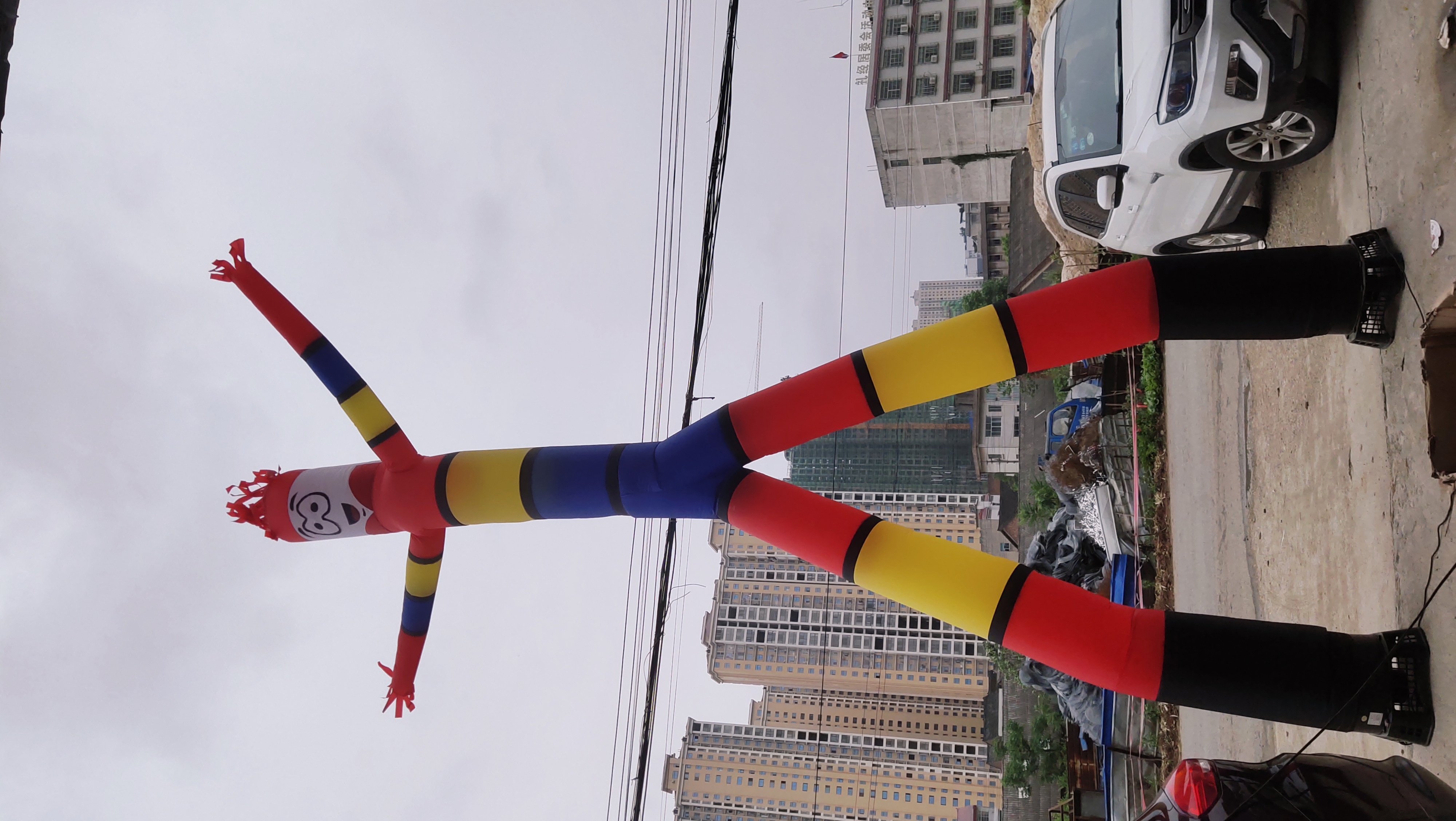 跳舞新品空中舞星气模人偶气模人开业充气财神拱门