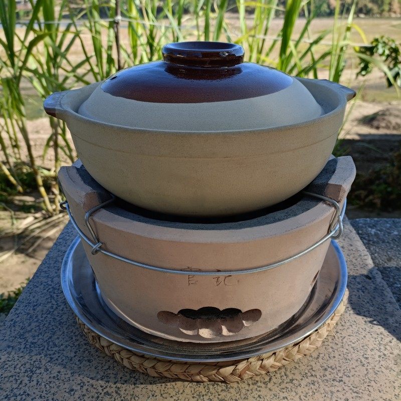 南丰泥炉港式打边木炭炭炉商用家用火锅烧烤烧烤炉