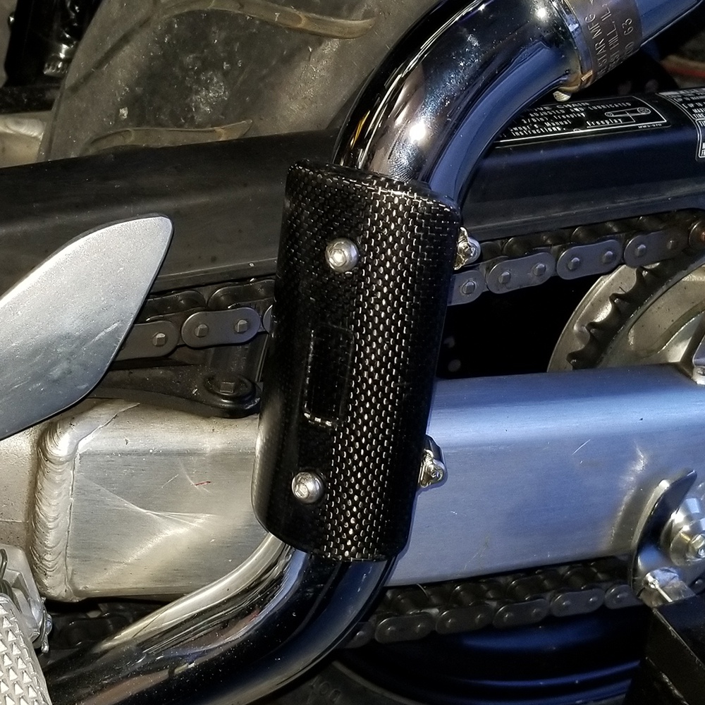 排气管通用车盖摩托车摩托配件保护装饰中段隔热摩托车排气管