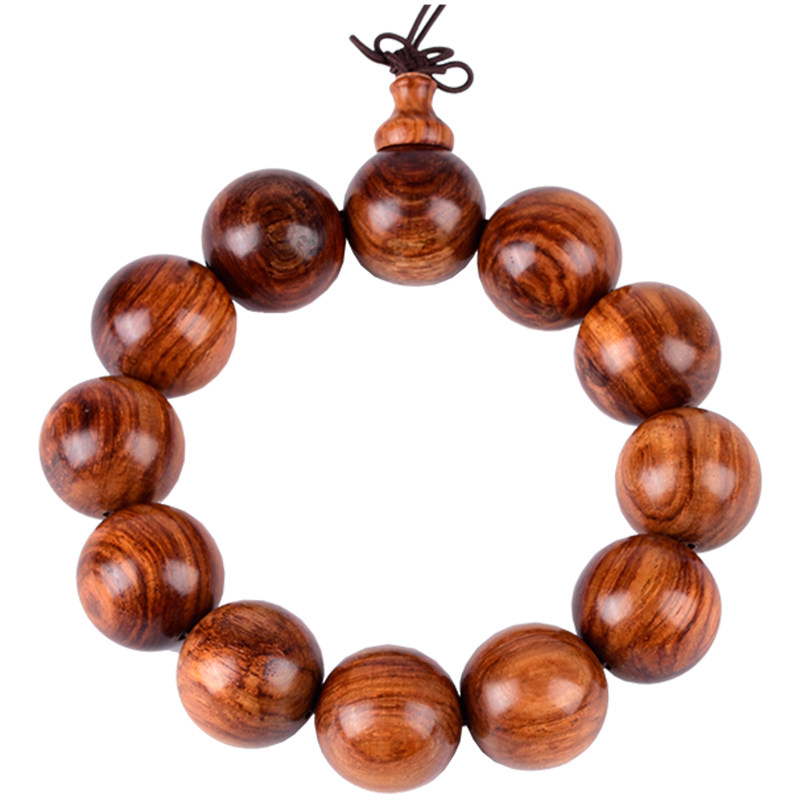 海南20mm真海檀木黄檀木黄花梨降香50克佛珠油梨手木雕