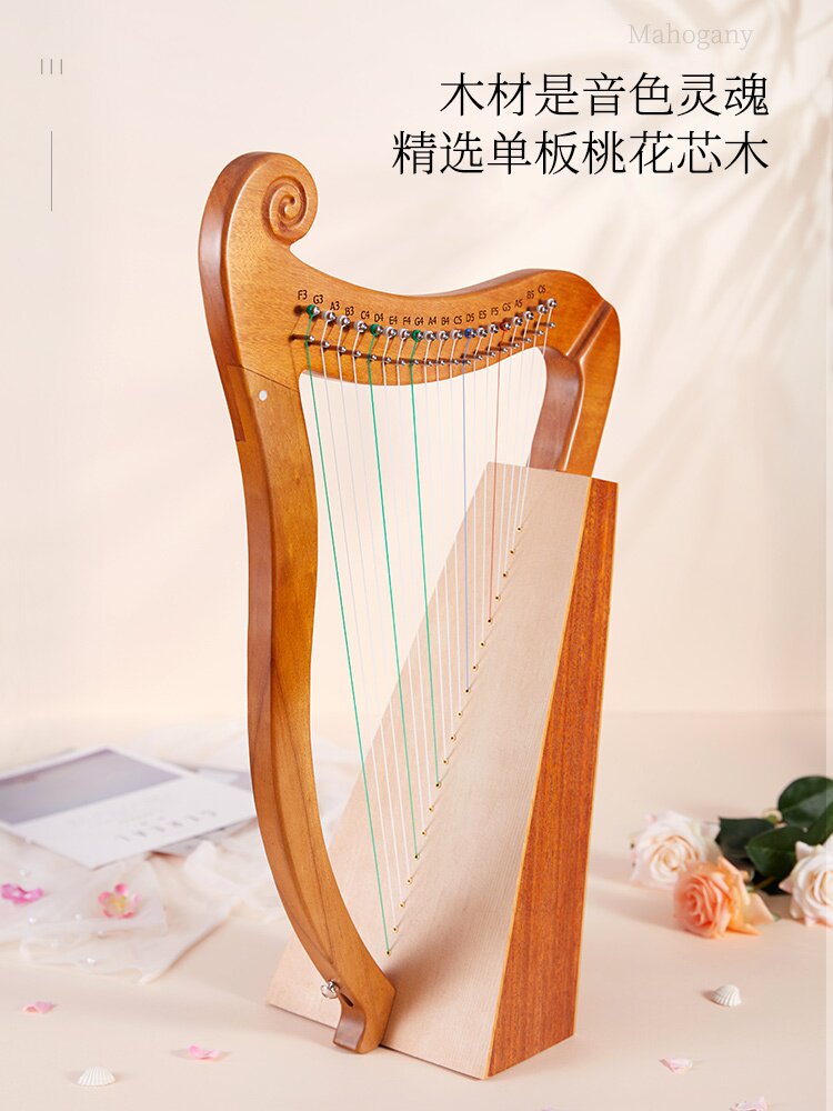 弦小竖琴初学者专业迷你便携式小型众乐乐器简单易学竖琴