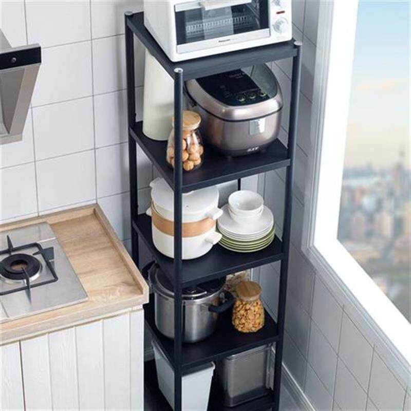 多层橱柜架子置物架厨o房式落地微波f炉架收纳绿色放锅y架烤箱不