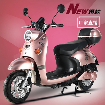 成人华雁电动车小龟王小绵羊电瓶车女士小型踏板电动摩托车