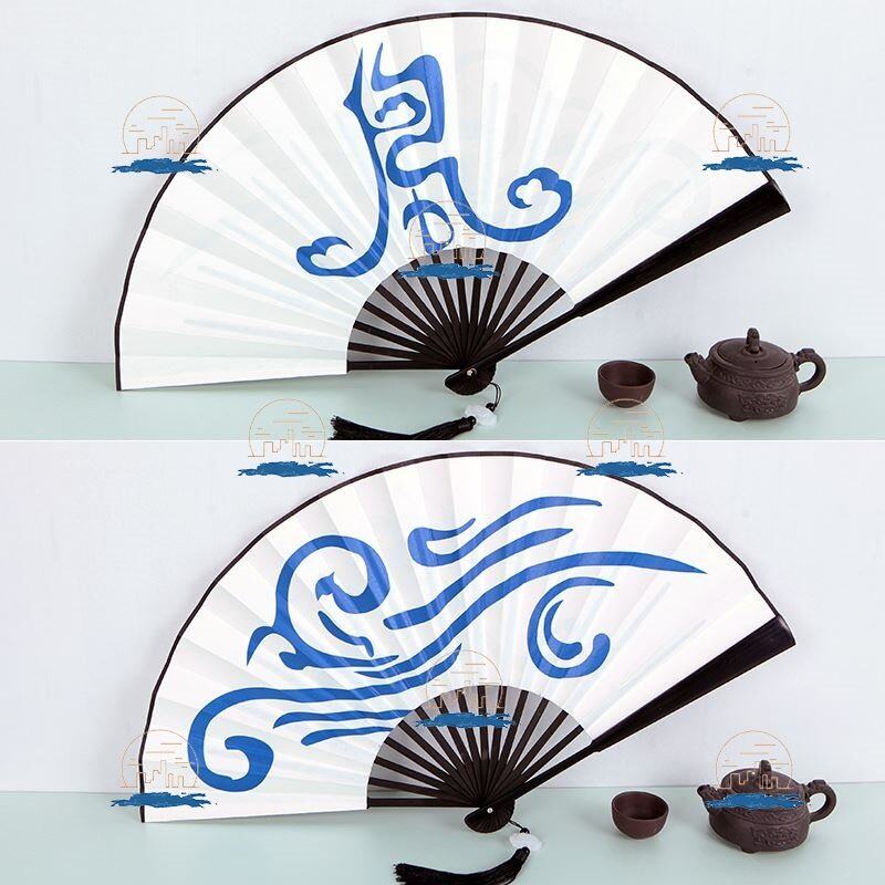折扇同款风师娘娘扇子天官赐福周边青玄宣纸扇子