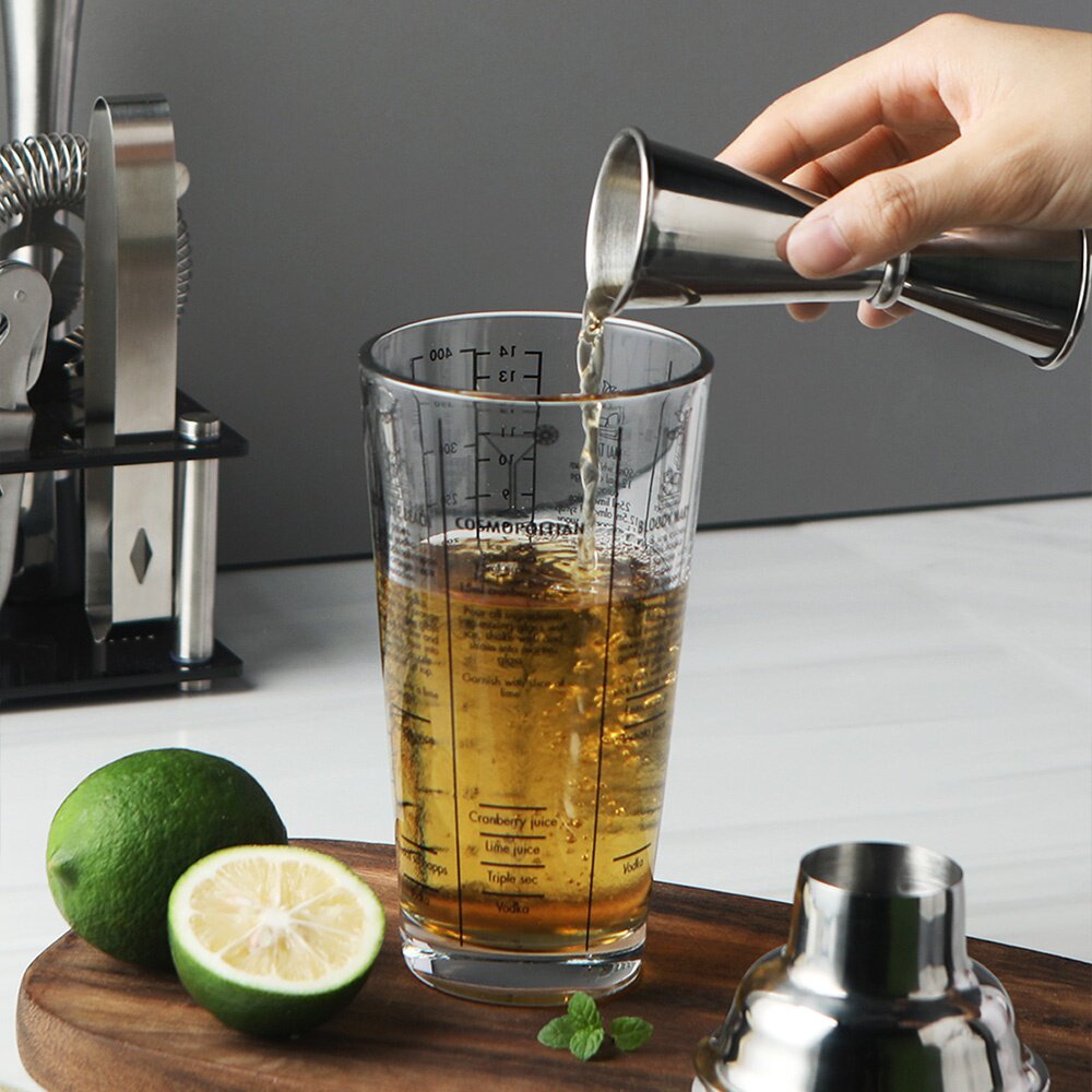 雪克杯奶茶工具调酒器具玻璃酒具手摇鸡尾鸡尾酒调酒器