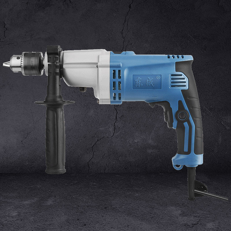 电钻东成冲击钻手220v电转手枪家用电动螺丝刀电钻