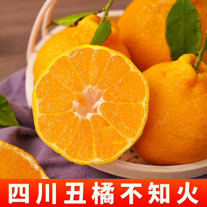 四川丑橘新鲜丑柑子丑八怪柑不知火
