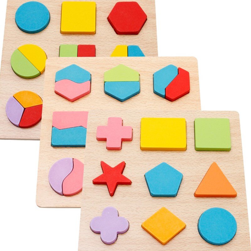 2019婴幼儿童玩具拼图积木0123岁男女女孩46周宝宝拼图