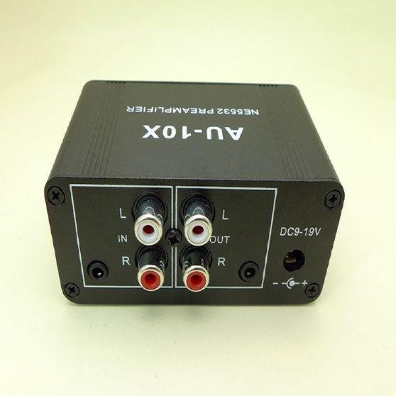 音频信号前级放大器ne5532耳机放大声音前置增益音频模块