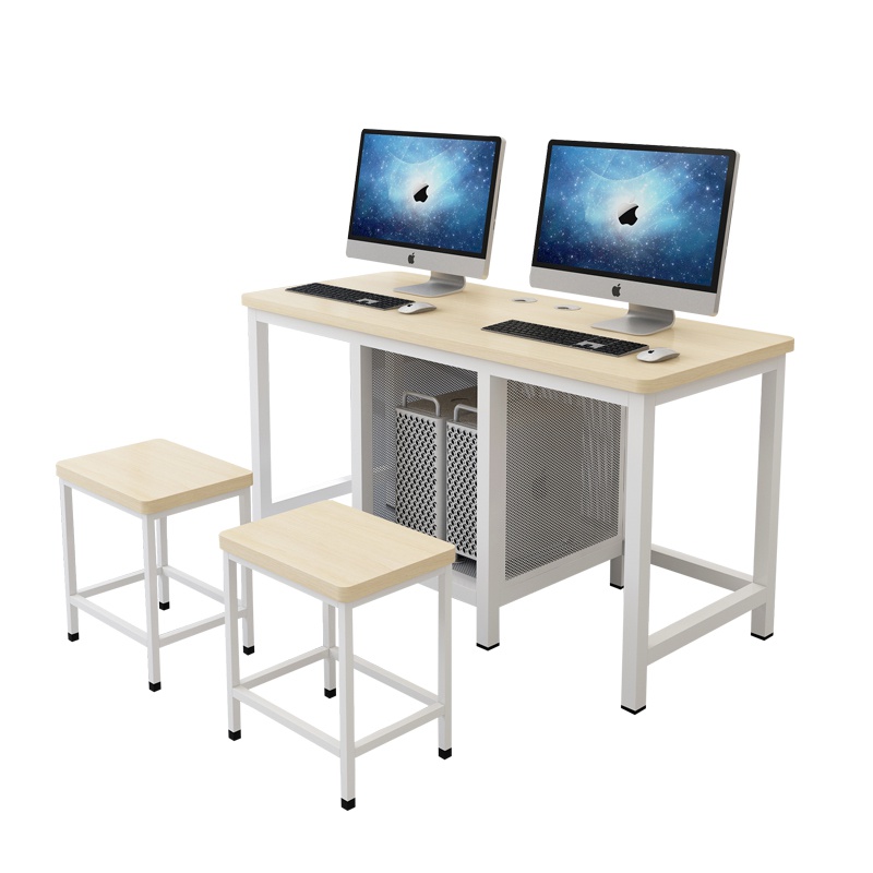 学校机房电脑桌中小学学生微机教室办公办公桌桌子办公电脑桌