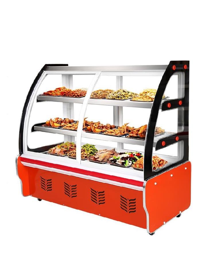 熟食卤味展示柜保鲜双温鸭脖卤菜鲜肉二层食品冷藏展示柜