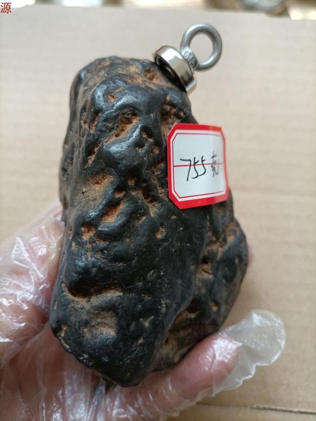 陨石原石镍铁玄铁天刀剑切片灵石摆件修行镇宇宙摆件