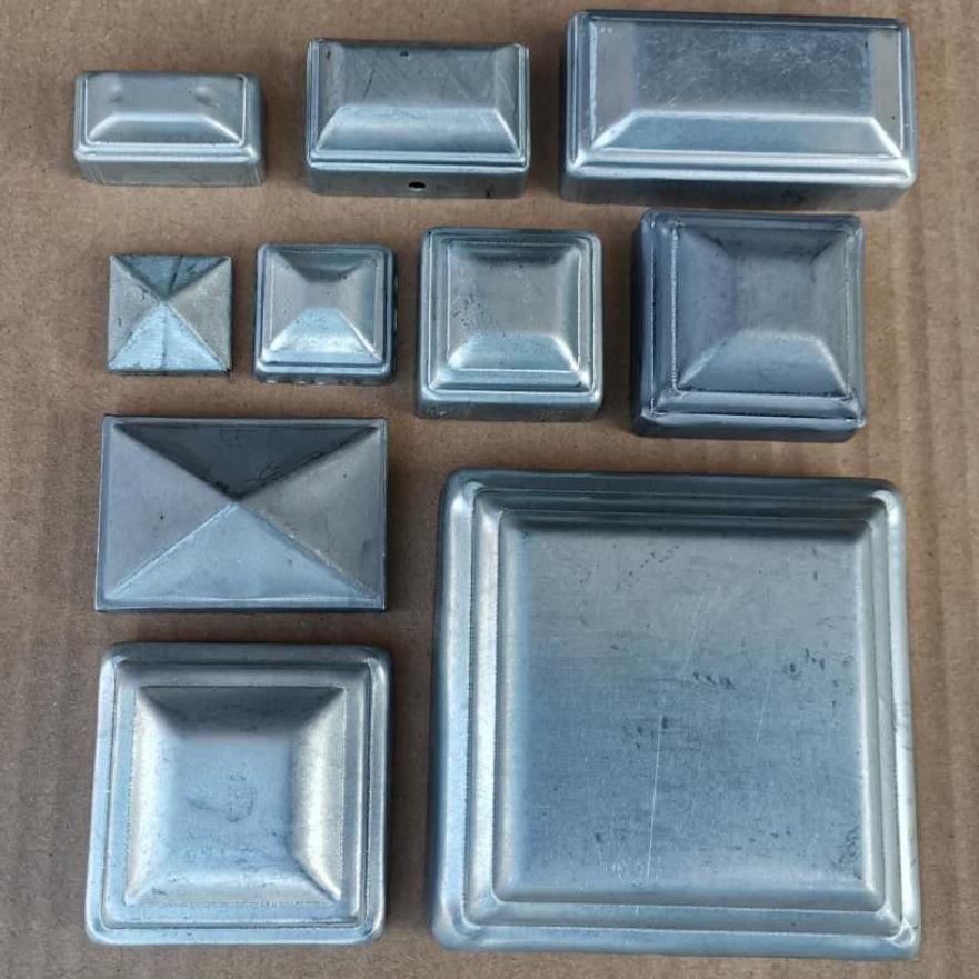 护栏铁艺冲压封口口盖镀锌盖帽方管堵头装饰其他