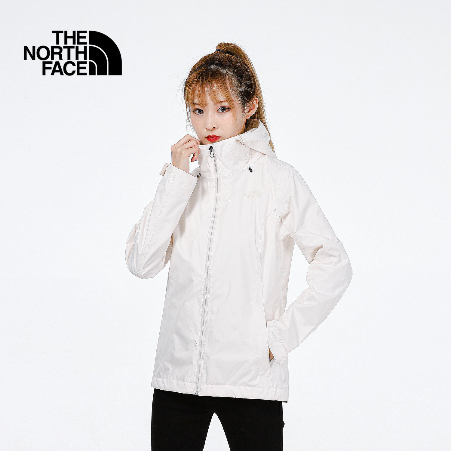 北面官方三合一冲锋女士秋冬新款户外保暖防水冲锋衣