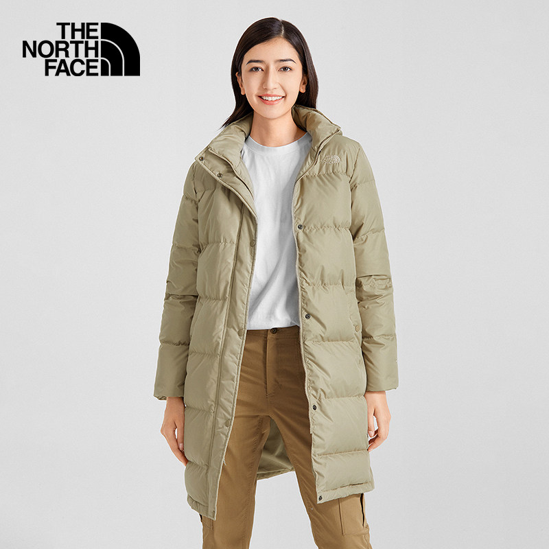 thenorthface北面羽绒服女士冬季新款户外防风中长保暖羽绒衣