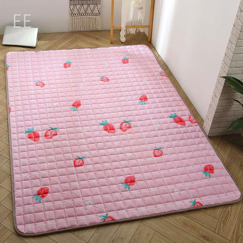 o全棉宝宝行垫可折爬叠儿童垫子地垫婴儿爬爬垫家用加厚纯棉整张