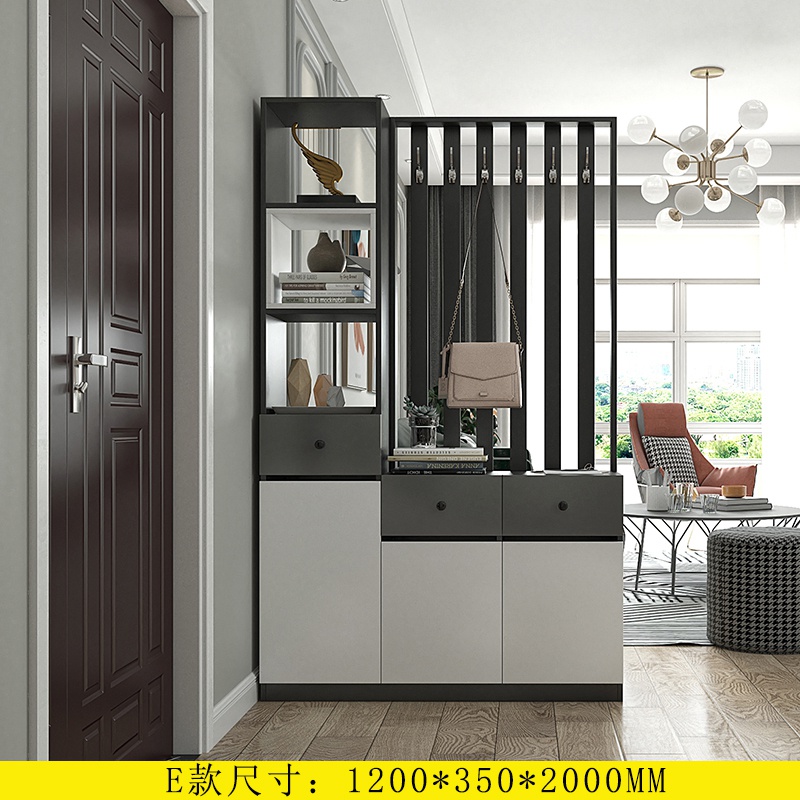 客厅格挡隔断入门进门鞋柜衣帽组合玄关柜可门厅