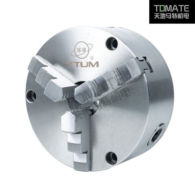 卡盘三爪法兰盘夹床主轴机件联动加工旋转新款卡盘