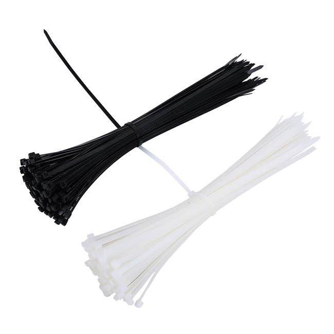 塑料绳带电工扎小号强力国标绑带固定器白锁自卡扣尼龙电线捆绑