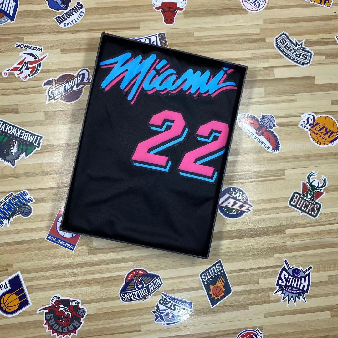热火22号吉米巴特勒butler城市球衣sw定制男女篮球服