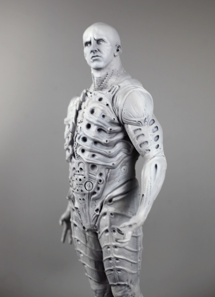 普罗米修斯异形工程师太空骑士engineer白模全身雕像摆件手办