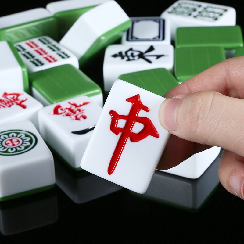 家庭麻将将牌家用手搓中号手大号一级小号迷你家用麻将