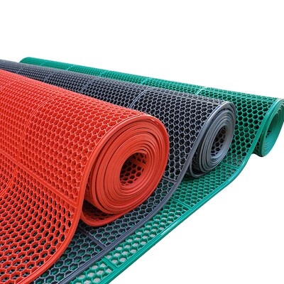 镂空网格隔水塑料大地防滑地毯垫踏垫垫六角地垫