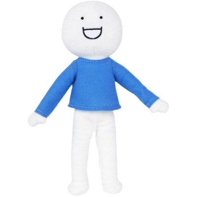 淘宝店小蓝和他的朋友小蓝毛绒可爱床上抱枕超大人偶公仔礼物1.