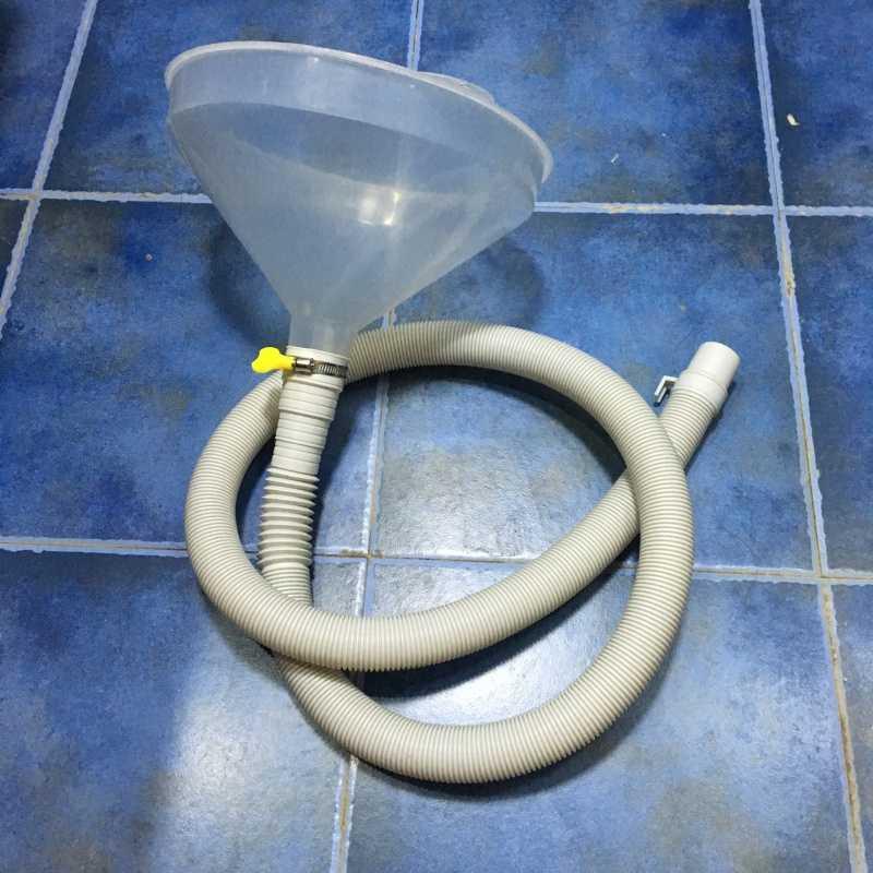 清洗漏斗电热水器专用排污排污口接水水管防溅塑料漏斗