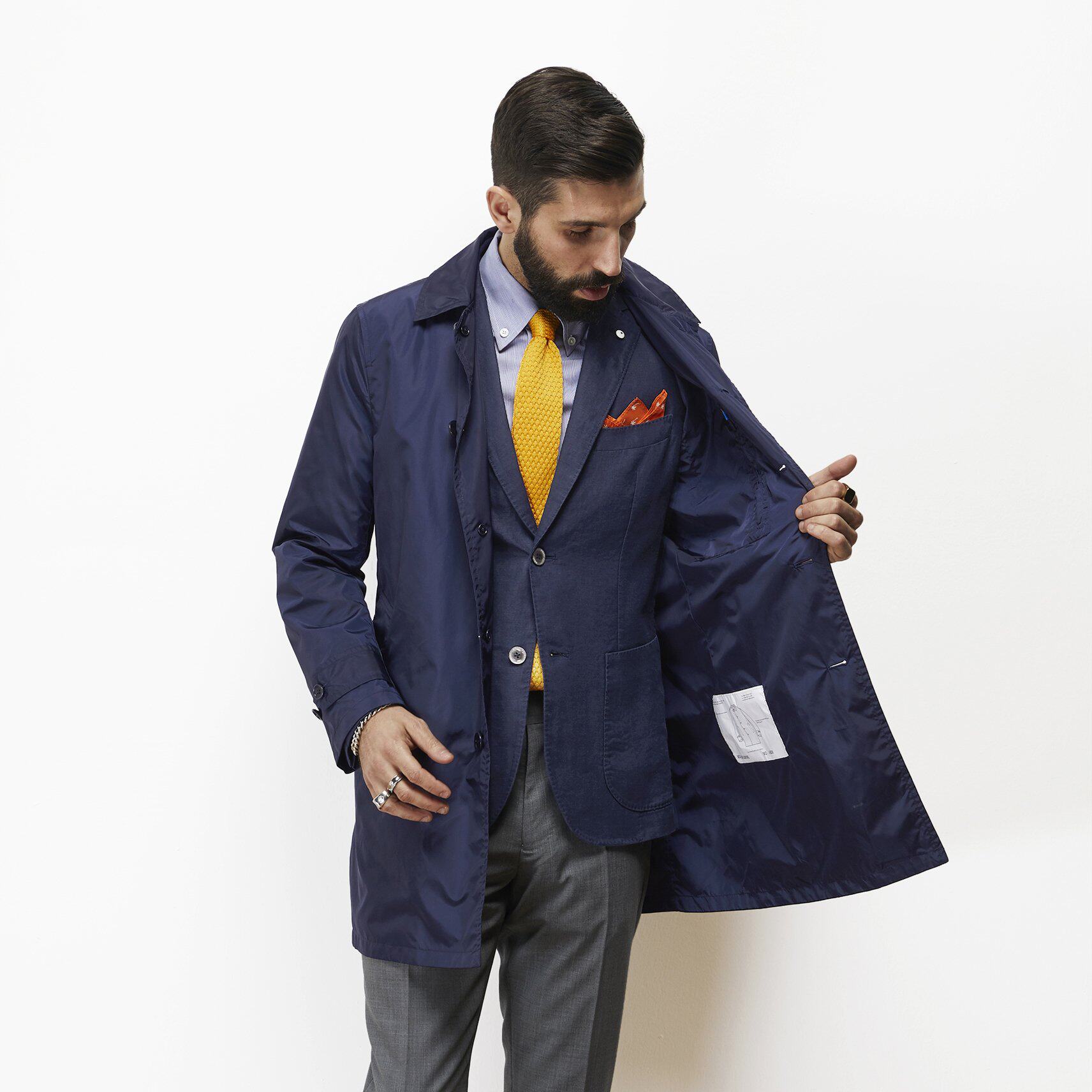 风衣春夏高级防水巴尔玛肯旅行可收收纳经典风衣