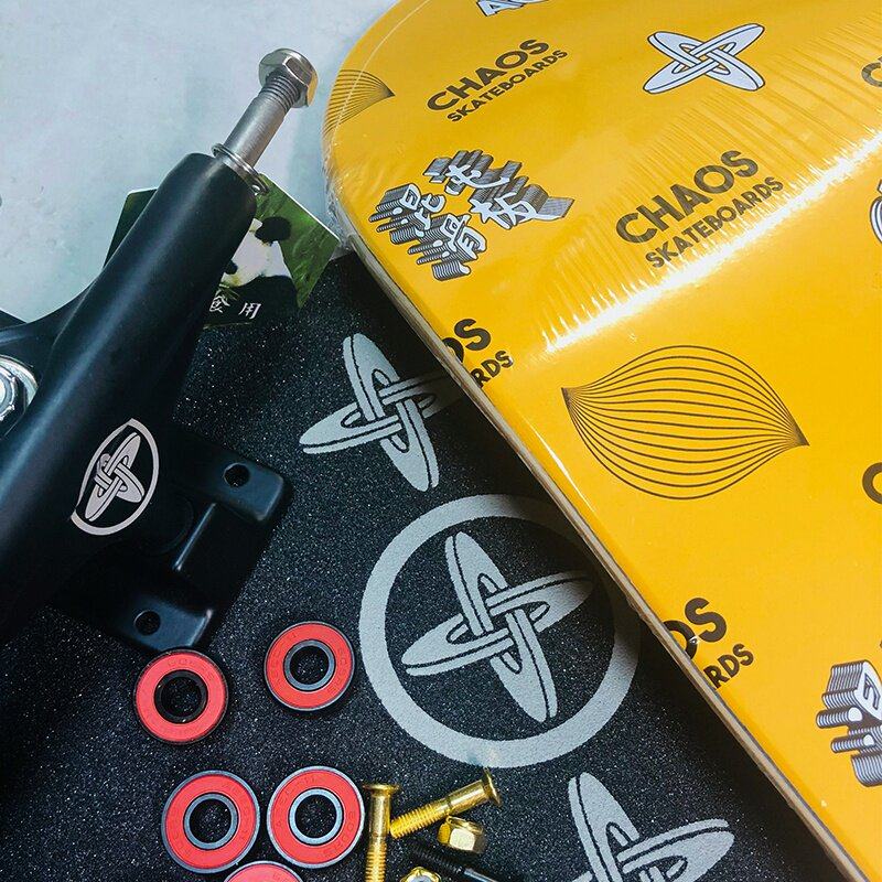 滑板chaosskateboard专业成人深脚窝高弹双板面8125滑板