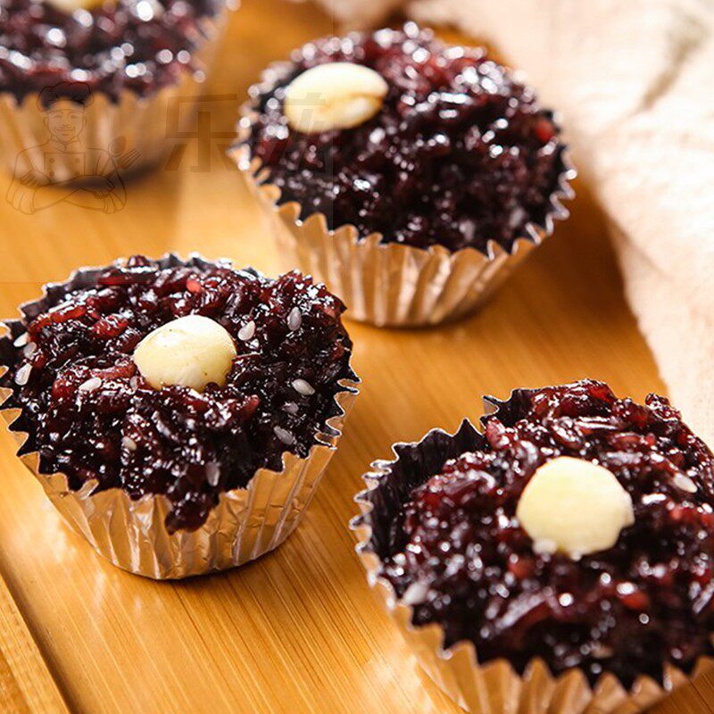 阿诺糯米米糕锡纸莲子紫米速冻黑米营养点心中式糕点