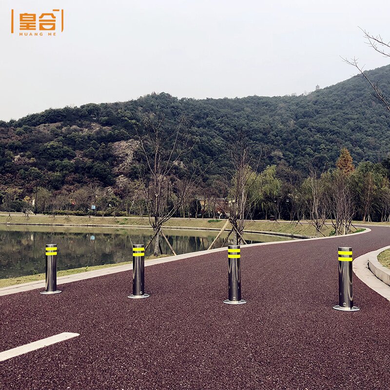 不锈钢全自动升降柱路挡车气压路障液压遥控遥控车车库控制系统