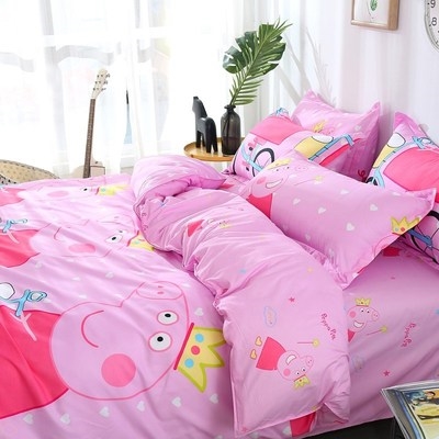 女孩可爱儿童卡通海底世界床单单件被单单个床单