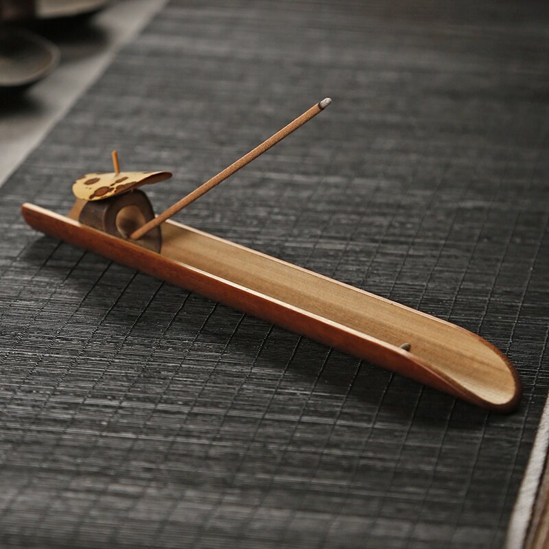 竹制佛具香插香座线香卧点插香器台香道檀香香薰炉