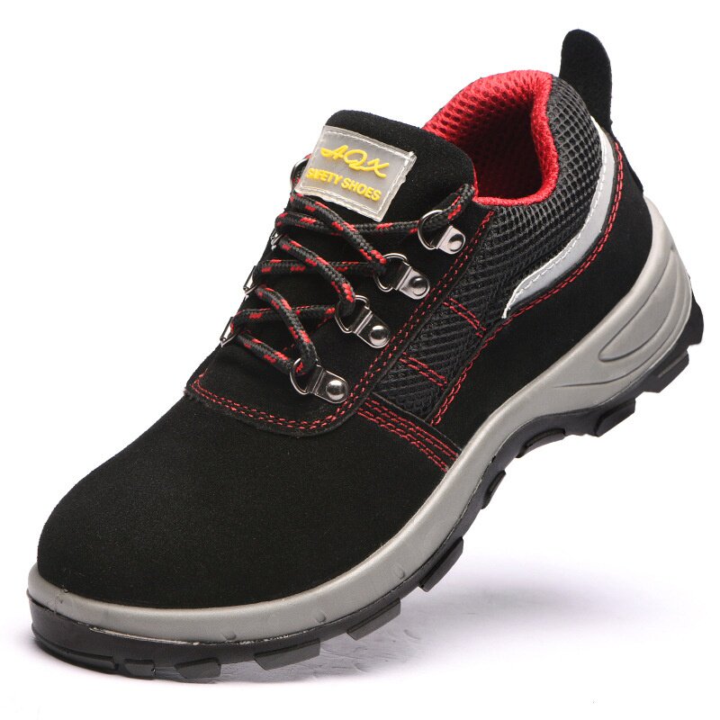 防滑登山款劳保鞋男夏季透气防臭工鞋耐油污4s店汽修工修理厂工鞋